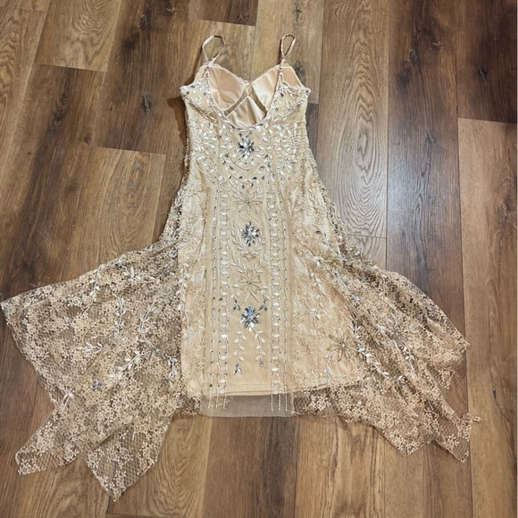 Vintage Y2K Beaded Dress Vintage Sue Wong Dress Vintage Lace Fairy Prom Wedding - Picture 17 of 17